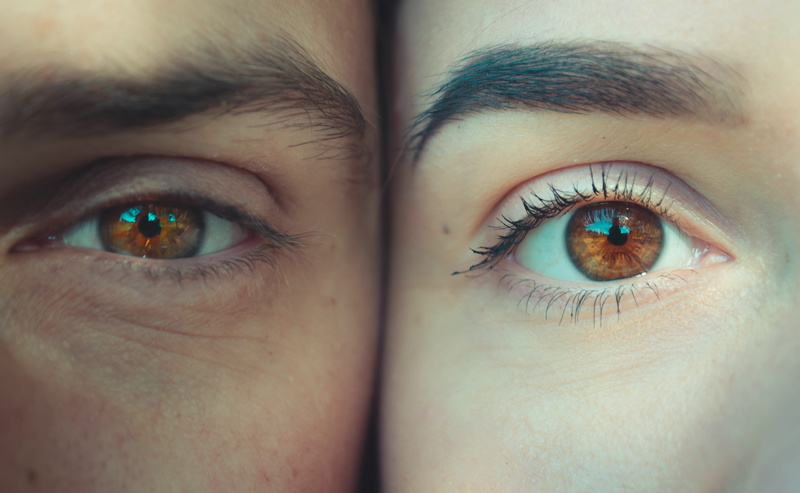 real people, front view, eye, body part, adult, young adult, sensory perception, two people, falysh, eyeball, eyelash, digital composite, ukraine, 4K