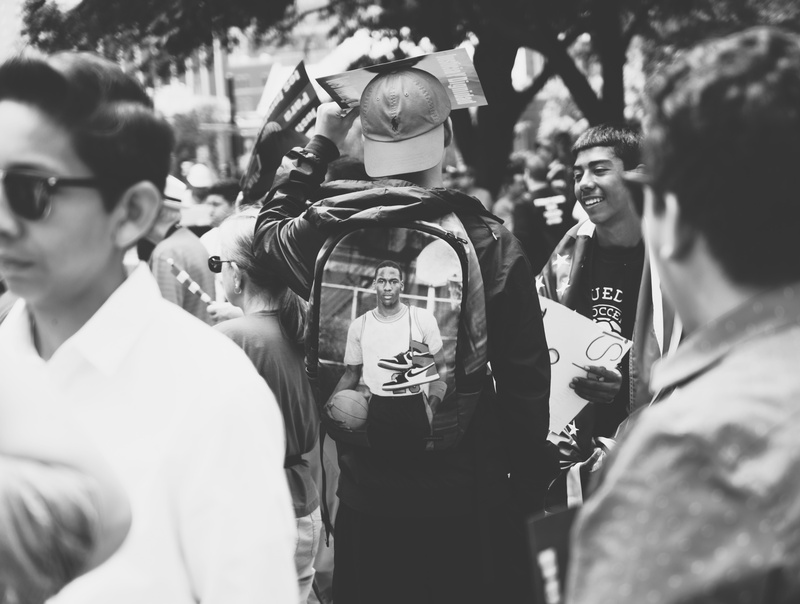 uniform, 5K, photography, lifestyles, day, togetherness, jordan, young adult, city, event, clothing, outdoors, selective focus, street, real people, carrying