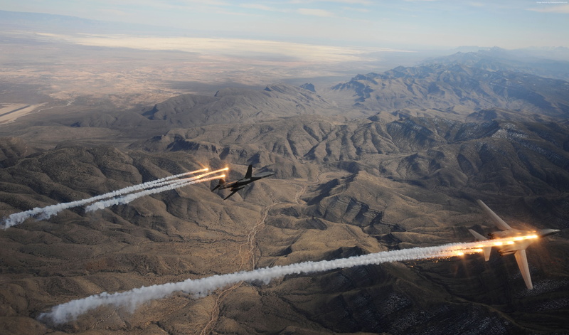 4K, U.S. Air Force, fighter aircraft, Rockwell B-1 Lancerr