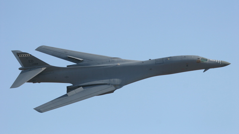 plane, 4K, Lancer, grey, B-1, strategic bomber, Boeing, Rockwell, U.S. Air Force, fighter, supersonic