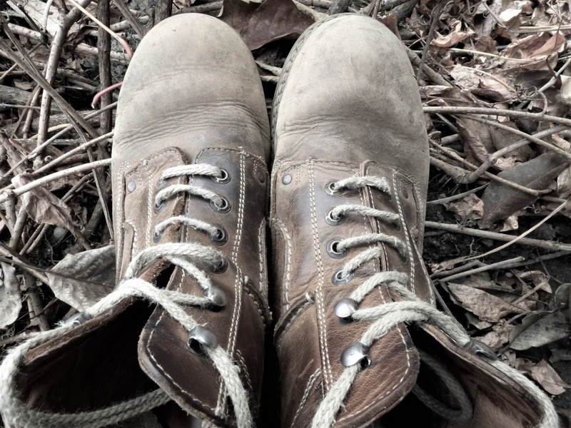 botas, zapatos, viejos, 1080P