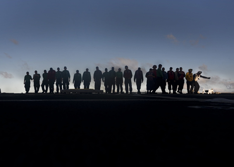 walking, 1080P, travel, land, mission, nature, america, military, flight deck, leisure activity, Cleaning, effort, men, usa, Teamwork, group of people
