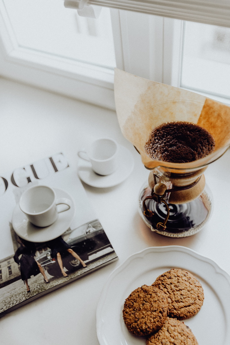 breakfast, brewing, 5K, morning, mug, sweet food, food, coffee - drink, still life, drink, plate, wave, cookies, chemex, refreshment, baked, third, cup