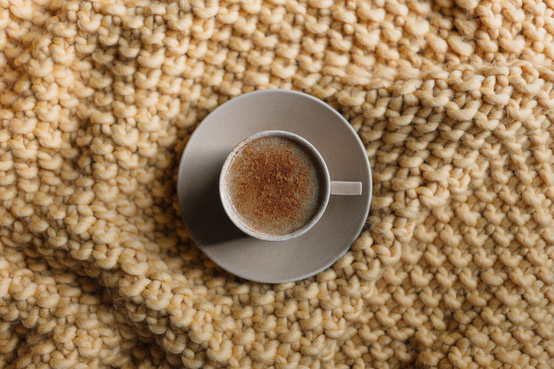freshness, coffee - drink, no people, 5K, still life, studio shot, saucer, coffee, directly above, full frame, mug, coffee cup, crockery, cereal plant