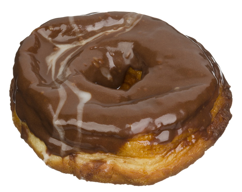 single object, 2K, delicious, donut, freshness, sweet, temptation, indoors, dessert, close-up, brown, chocolate, cut out, fat, melting, unhealthy eating