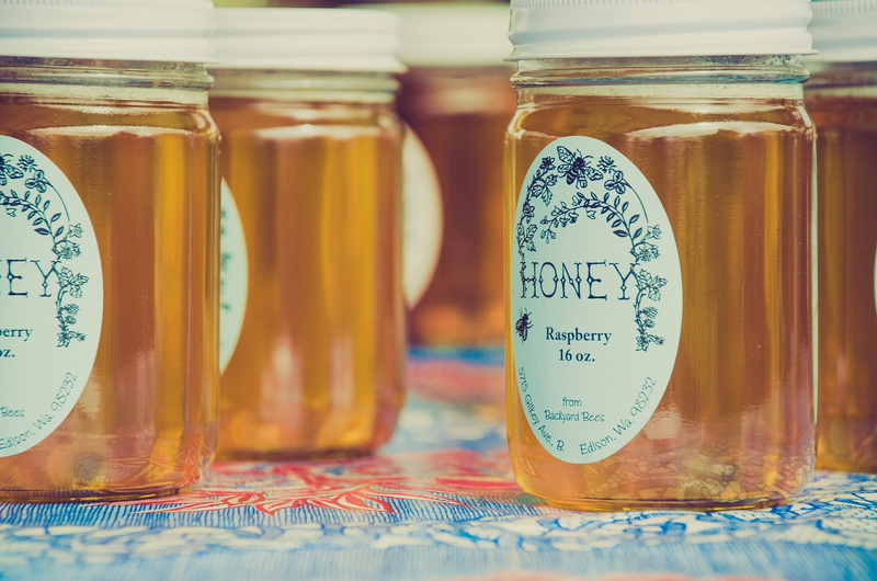 organic, sweetening, food and drink, label, food, jar, mason jar, lot, still life, bottle, western script, message, jars, indoors, choice, close-up, container