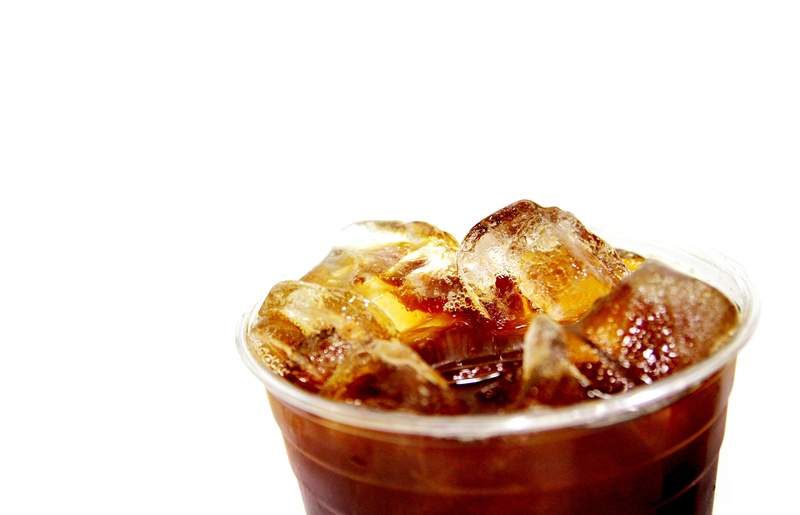 frozen, cola, drink, drinking glass, bean, clear, filled, food and drink, no people, plastic, iced americano, drip coffee, studio shot, ice, glass, cut out