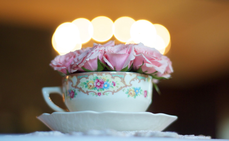 Flower, Food, Dinner, tea, cake, Summer, teapot, tea cup, Party, mug, dessert, Decoration, Aero, ceramics, 4K, cup, Breakfast, Love, Retro, Celebration