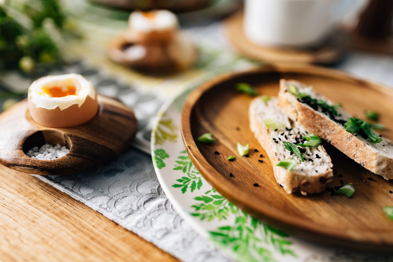 healthy, wooden plate, tea, ready-to-eat, tableware, egg yolk, egg, selective focus, rustic, tea with lemon, no people, meal, wellbeing, cup of tea, food and drink