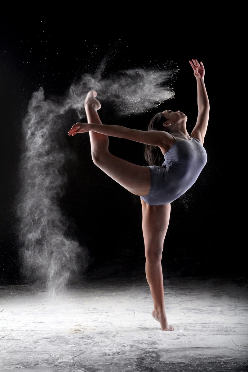 ballet dancer, flour, human arm, stage, dancer, black background, blue, indoors, body part, leg, dancing, girl, ballerina, elegance, beauty, bodysuit, beautiful woman