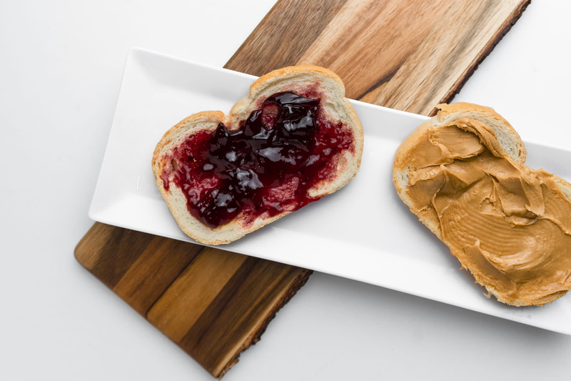 white, still life, jelly, bread, preserves, yum, yummy, wood, freshness, breakfast, foods, unhealthy eating, sweet food, tart - dessert, plated, baked pastry item