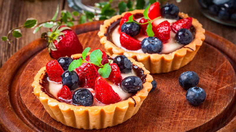 dessert, fruit cups, blueberry, temptation, healthy eating, baked goods, food and drink, sweet, no people, baked pastry item, food, dough, fruit cup, 4K