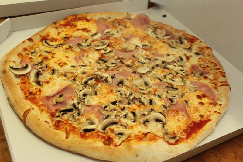 no people, dairy product, close-up, indoors, meal, dinner, still life, Pizza, temptation, indulgence, table, unhealthy eating, 4K, Box, food, italian food