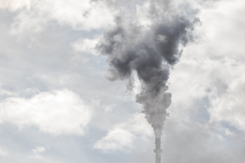 sky, factory, holly refining co, united states, environmental damage, building exterior, environmental issues, air pollution, global warming, utah, industry
