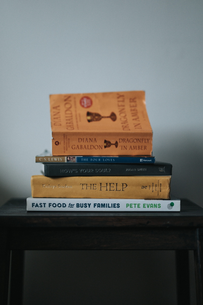 library, copy space, labeled, education, stack, communication, 5K, wood - material, music, cs lewi, text, table, tabletop, medium group of objects, wall - building feature