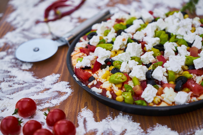 flour, slice, cheese, table, nutrition, meat, beautiful, hot, no people, bowl, vegetable, photo, cafe, macro, ready-to-eat, feta cheese, dairy product