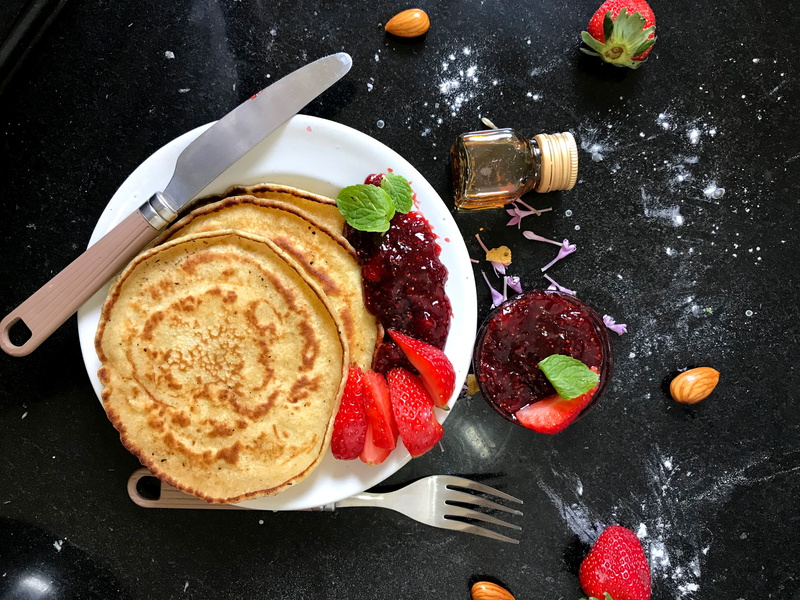eating healthy, eating utensil, no people, close-up, fresh, food and drink, high angle view, cooking, table, breakfast, flat lay, 4K, indoors, delicious