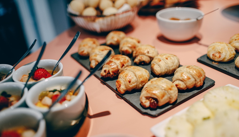 bakery, luxury, cup, drink, croissants, food and drink, art, indulgence, porcelain, snack, freshness, dish, dessert, selective focus, saucer, dinner, close-up