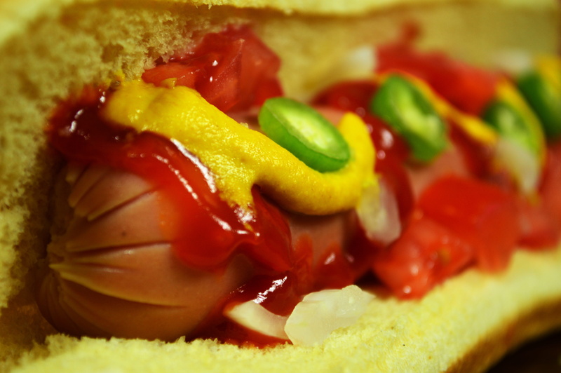 restaurant, delicious, snack, meat, 5K, slice, hotdog, breakfast, dish, healthy eating, bell pepper, vegetable, food, fast food, dinner, menu, close-up
