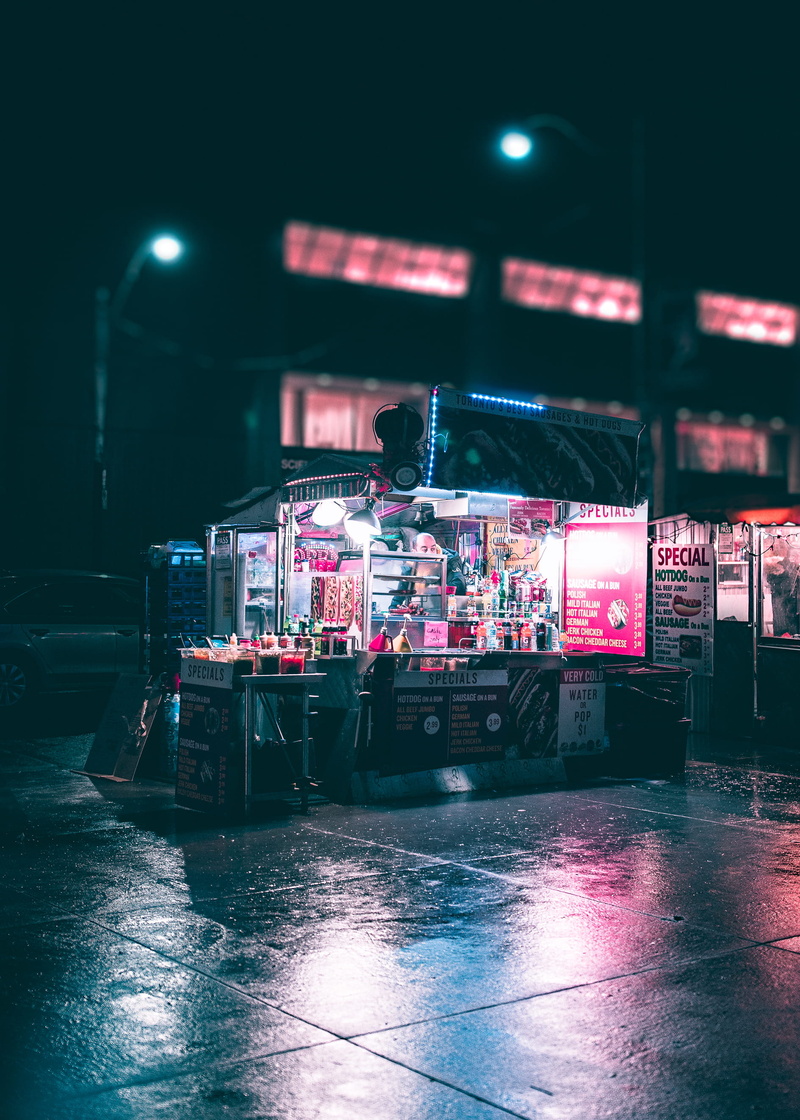 light, night, water, waterfront, reflection, illuminated, city, transportation, stall, no people, gray, urban Scene, Dog, built structure, street light