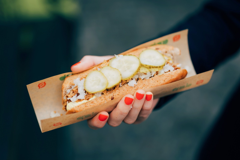 human hand, adult, finger, unrecognizable person, bun, human body part, temptation, freshness, hot dog, mark solarski, denmark, close-up, human, person