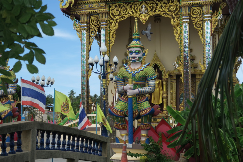 temple - Building, male likeness, statue, craft, creativity, place of worship, cultures, thailand, representation, 5K, religion, day, decoration, architecture