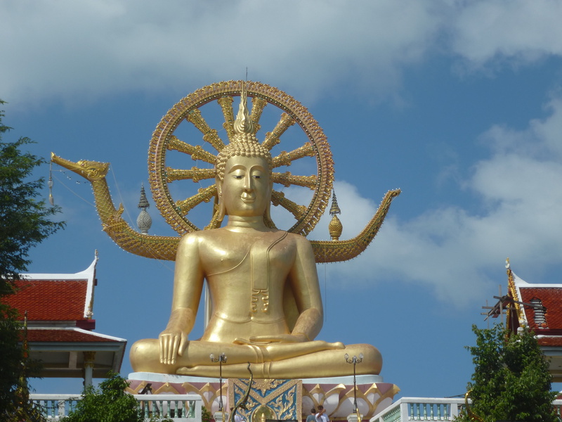 day, sky, built structure, statue, place of worship, architecture, low angle view, male likeness, art and craft, nature, religion, sculpture, creativity