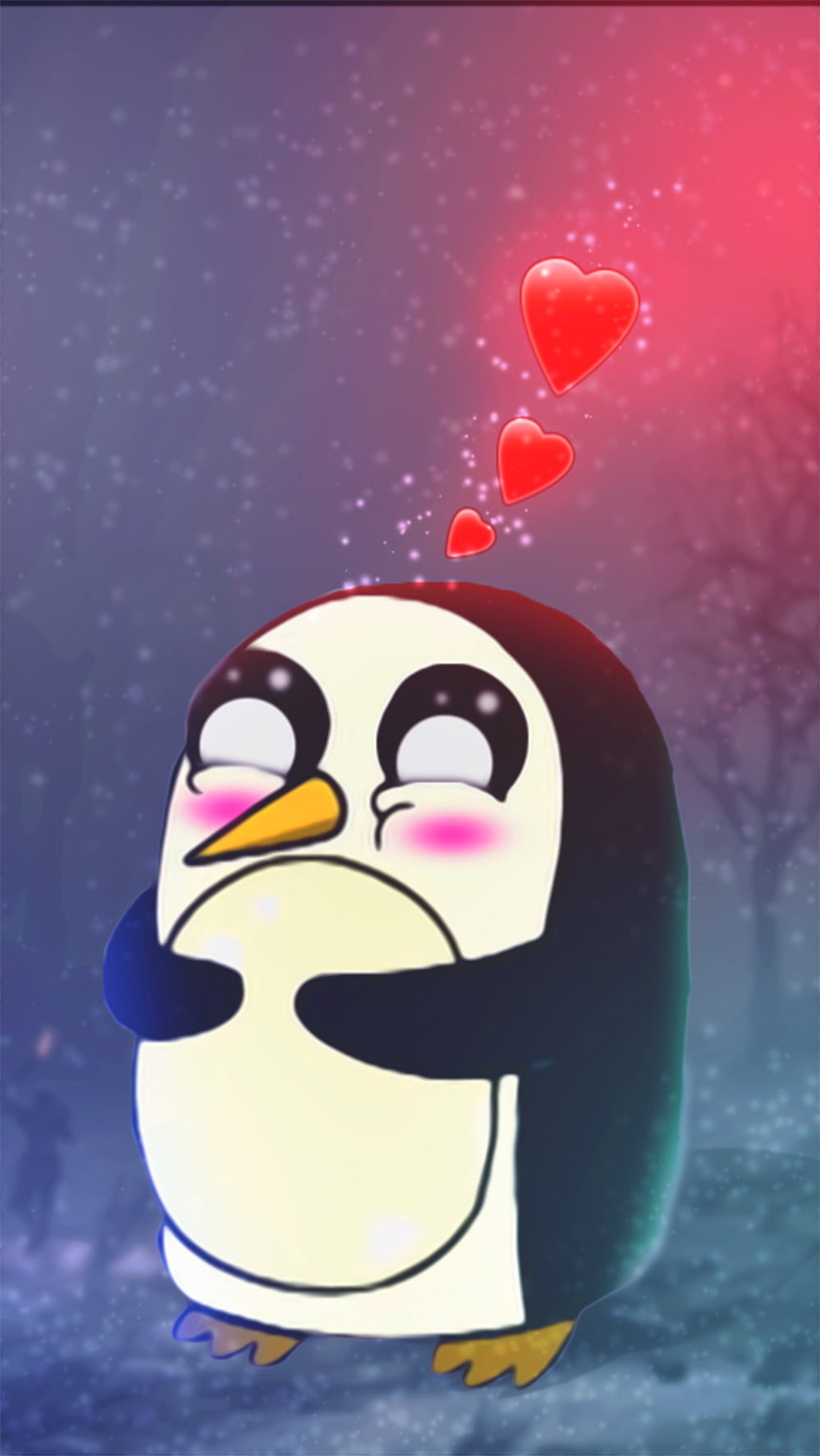 glowing, eggs, heart, 720P, Gunter, Adventure Time, snow