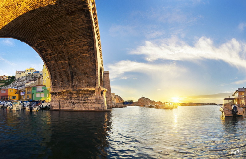 panoramic, rivages, nature, provence, panorama, calanques, sea, marseille, france, 720P