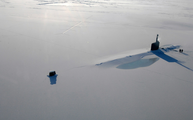 United States Navy, USS Annapolis, 2K, nature, Artic Ocean, photography, nuclear Submarines, ice, submarine