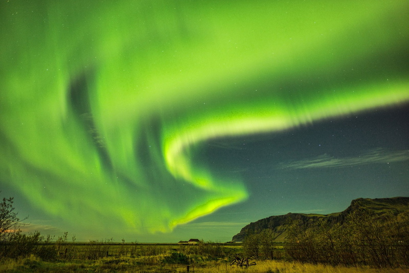 landscape, sky, boreale, nature, lights, alaska, northern, borealis, artic, outdoors, 1080P, aurora
