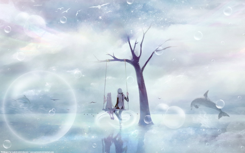 swingers, vocaloid, miku, swings, hatsune, 1080P, kaito