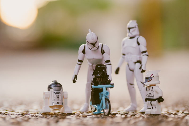 nature, military, outdoors, day, miniatures, robot, r, focus, family, darth, storm, figurine, teamwork, toys, toy, human representation, representation