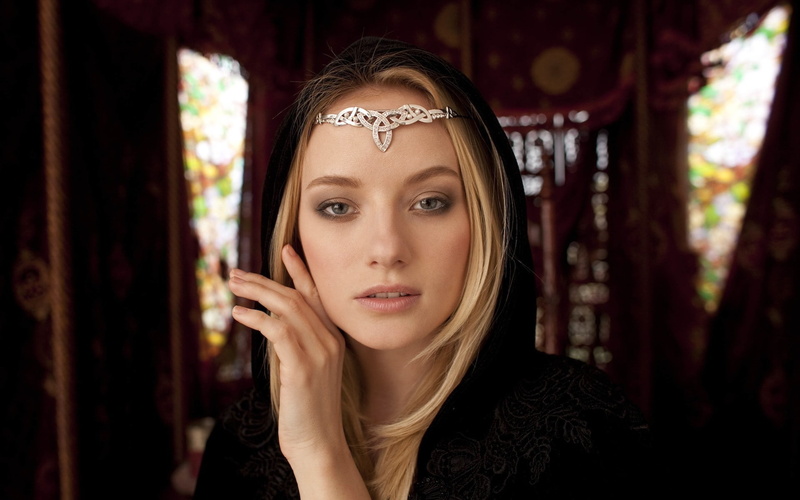 Gadriella, blonde, blue eyes, fantasy girl, 1080P, face, hands, Bare Maidens, women