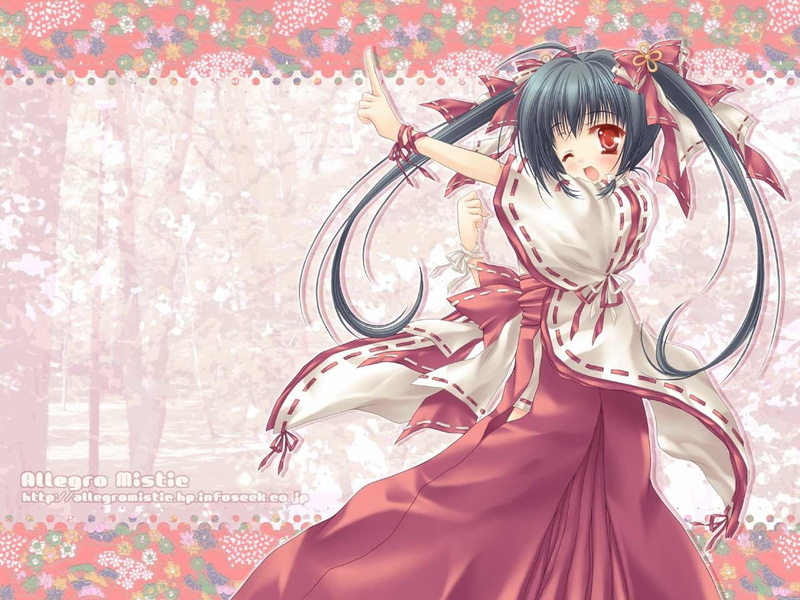 720P, Anime, Shrine Maiden