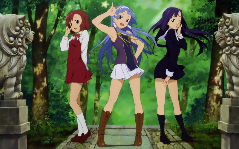 1080P, Anime, Kannagi: Crazy Shrine Maidens