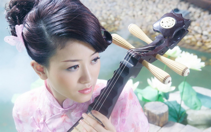 Music, asians, china, chinese, 1080P, hd, art, pipa, entertainment, instruments