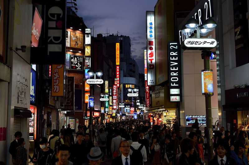 architecture, monuments, way, panoramic, night, tower, cities, towers, panorama, ray, bridges, japan, 1080P, japon, tokyo, light, building, rivers