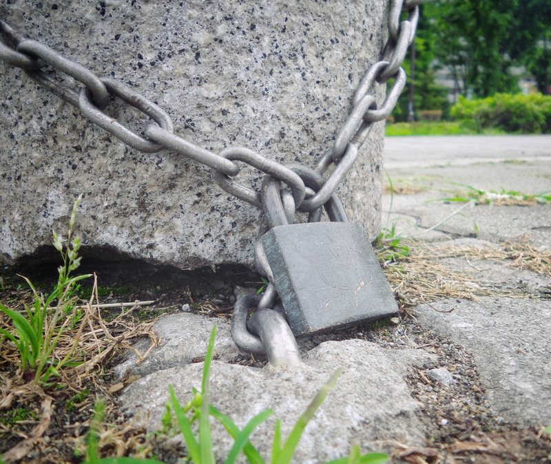 front or back yard, no people, solid, close-up, japon, wall, secure, concrete, sécurité, day, outdoors, plant, japan, selective focus, field, セキュア, broken