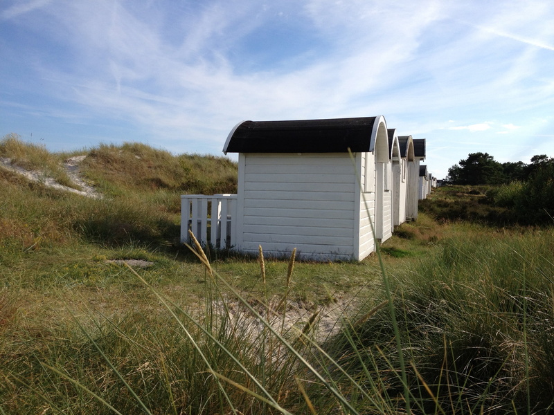 building exterior, field, building, beach, summer, architecture, house, day, nature, 2K, tranquility, land, grass, sky blue, sweden, himmel, sand, built structure