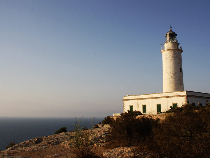 lighthouse, history, guidance, nature, tree, spain, sky, tower, travel, sea, water, 2K, plant, no people, building exterior, architecture, outdoors, building