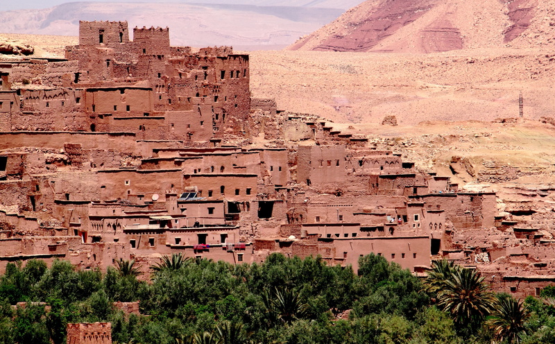 travel destinations, rock, morocco, outdoors, no people, ouarzazate, mudbrick, plant, kasbah, fortified, climate, land, ksar, rock formation, aitbenhaddou