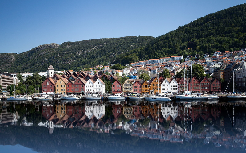 tourism, cityofsevenmountains, Harbour, transportation, Water, built structure, nautical vessel, Europe, wooden, waterfront, Dock, Tyskebryggen, WorldHeritageSites