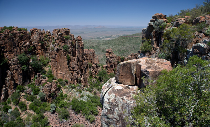 scenics - nature, day, tourism, sky, climate, non-urban scene, solid, land, rock, plant, no people, scenics, tree, rock - Object, environment, valley of desolation
