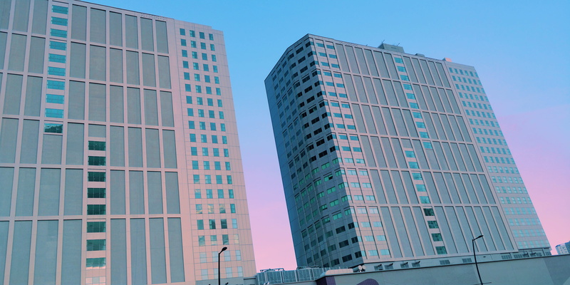 sky, office building exterior, architecture, office, day, 4K, outdoors, quezon city, modern, philippines, glass - material, building exterior, city, ayala malls vertis north