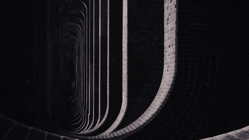 dark, architecture, shadow, 720P, wall, bricks