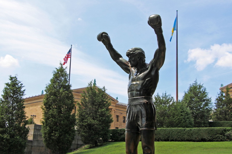 1080P, Rocky Balboa, Man Made, Statue