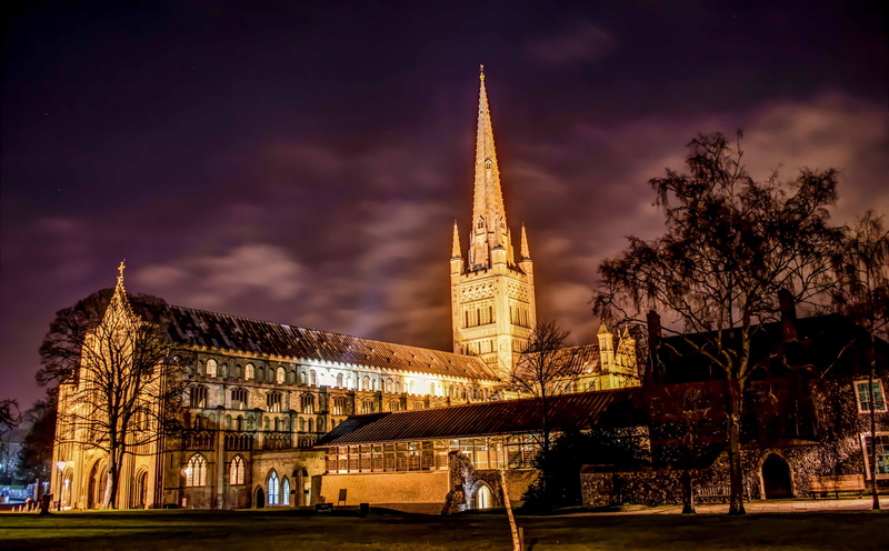 spirituality, sky, United Kingdom, Europe, cloud - sky, built structure, Cathedral, England, place of worship, January, religion, belief, autofocus, tower