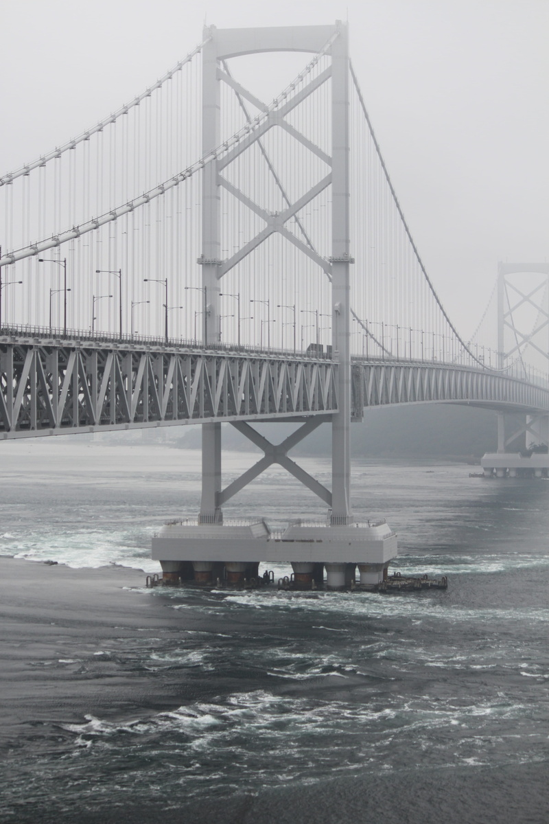 hyogo prefecture, tokushima, built structure, suspension bridge, naruto, waterfront, architecture, water, nature, 4K, day, bridge, Naruto Strait, sky