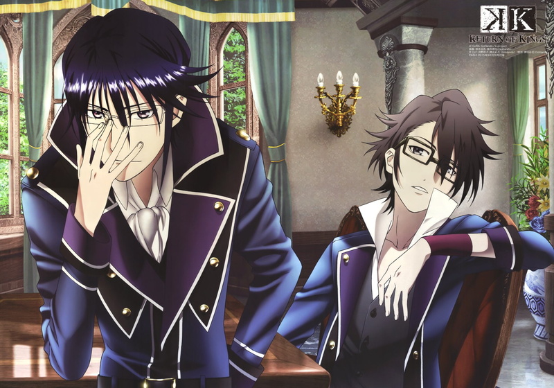 Anime, Reisi Munakata, Saruhiko Fushimi, 1080P, K Project